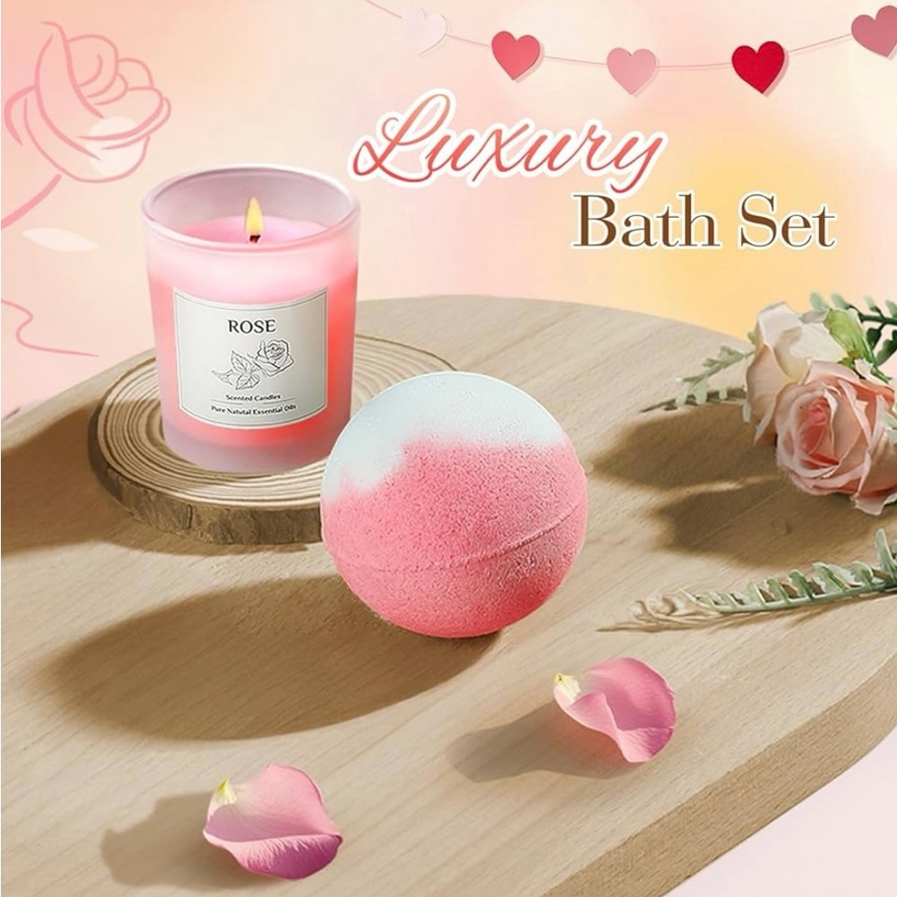 Pink Rose Gift Set nwt nib - Picture 5 of 5